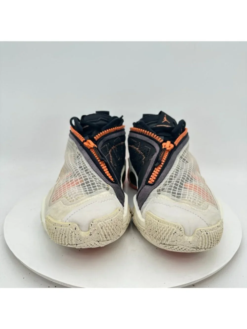 Nike Air Jordan Why Not Zer0.5 Men Size 8.5 DO7189-002 Phantom Black Orange Shoe
